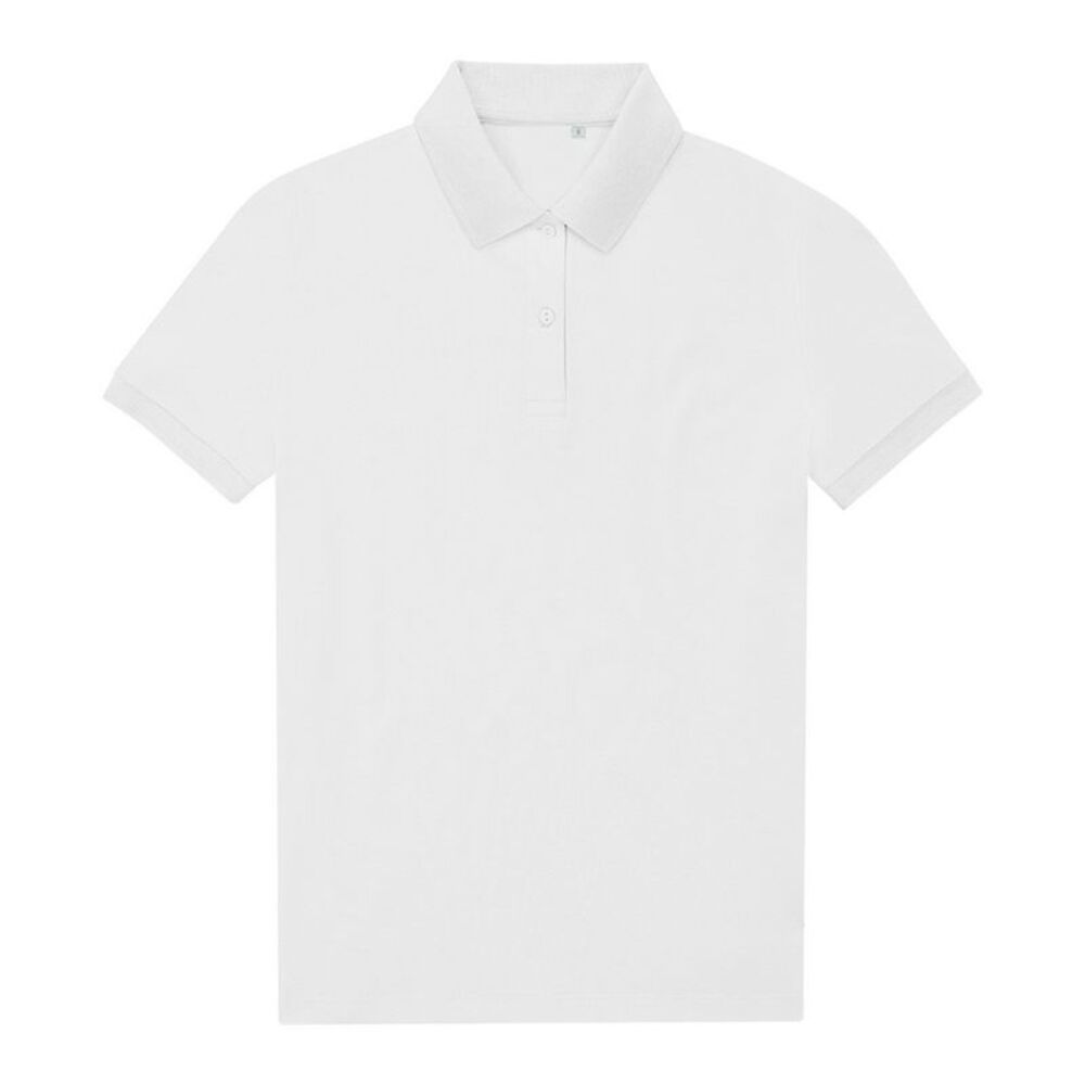 B&C Womens/Ladies My Eco Polo Shirt / White